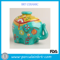 Lovely Elephant Porcelain Storage Jar